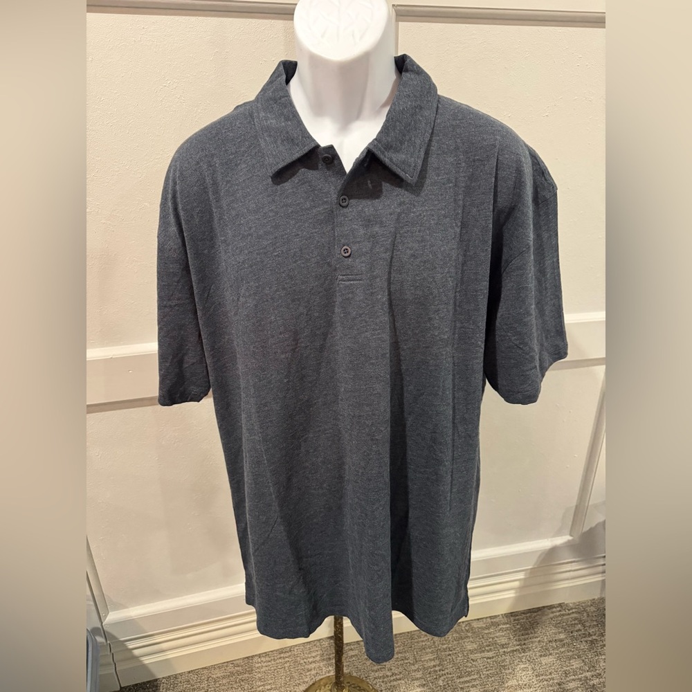 True Classic Grey Polo Shirt‎ Men’s Size 2XL